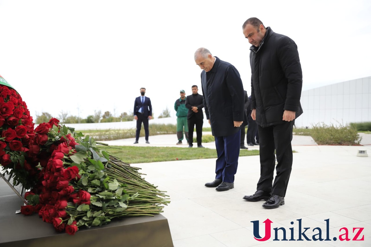 Əli Nağıyev və Orxan Sultanov Zəfər parkını ziyarət etdi - FOTO